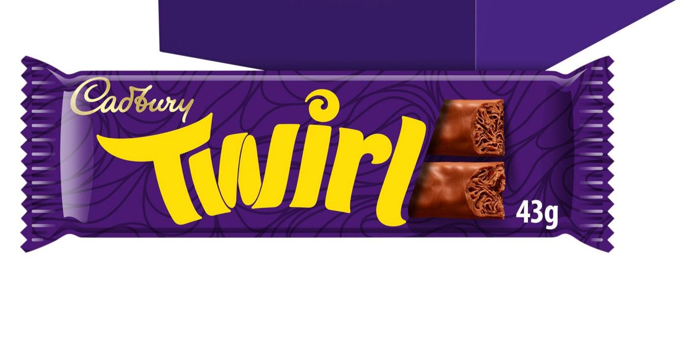 Cadbury Twirl standard bar 43g Cadbury Twirl standard bar 43g